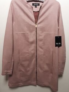 MO-KA By Santa Fe Apparel  Faux Suede Jacket Sz S NWT
